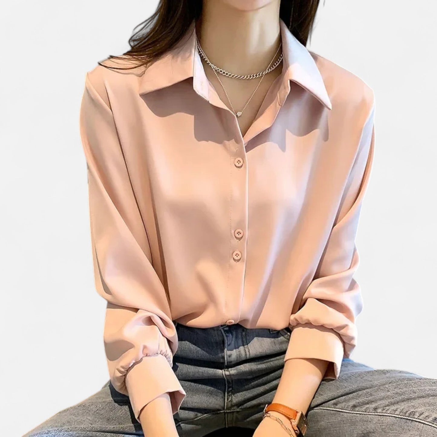 Velour Mode | Chemise Femme en Mousseline – Légèreté Éthérée, Élégance Absolue