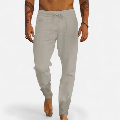 Velour Mode | Pantalon en Lin pour Homme – Légèreté Naturelle et Élégance Décontractée