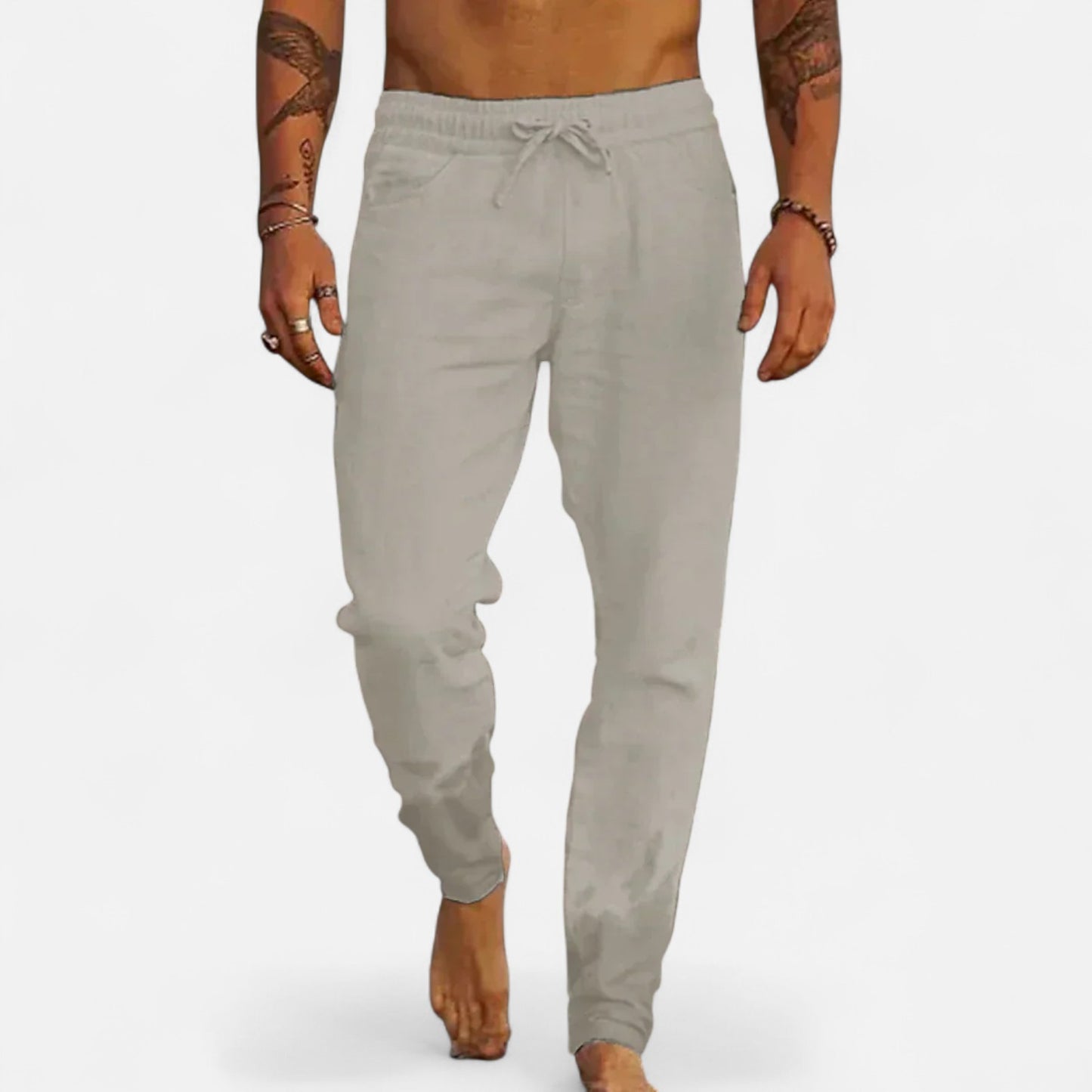 Velour Mode | Pantalon en Lin pour Homme – Légèreté Naturelle et Élégance Décontractée