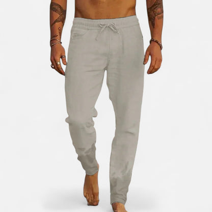 Velour Mode | Pantalon en Lin pour Homme – Légèreté Naturelle et Élégance Décontractée