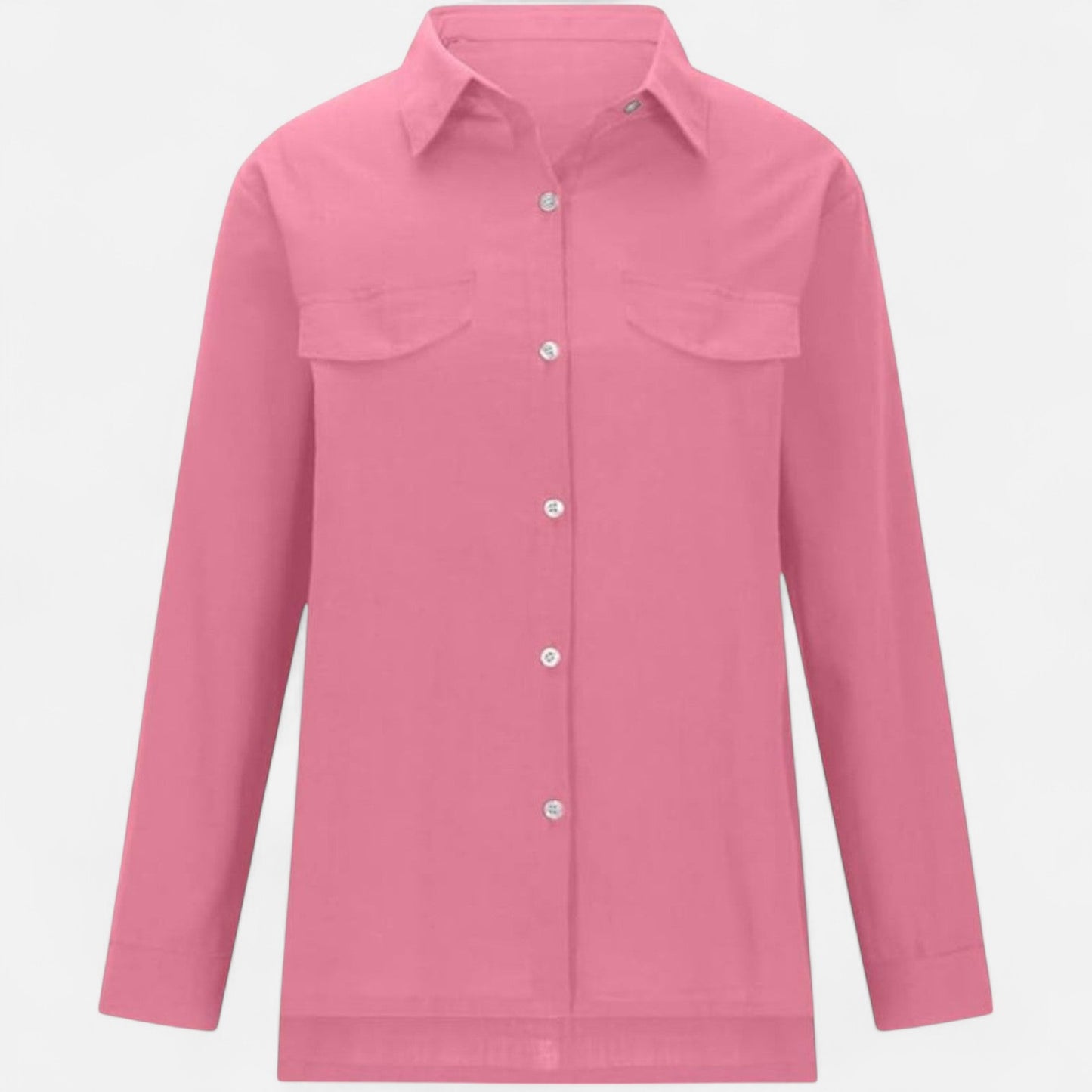 Velour Mode | Chemise Femme en Lin à Manches Longues – Légère et Décontractée