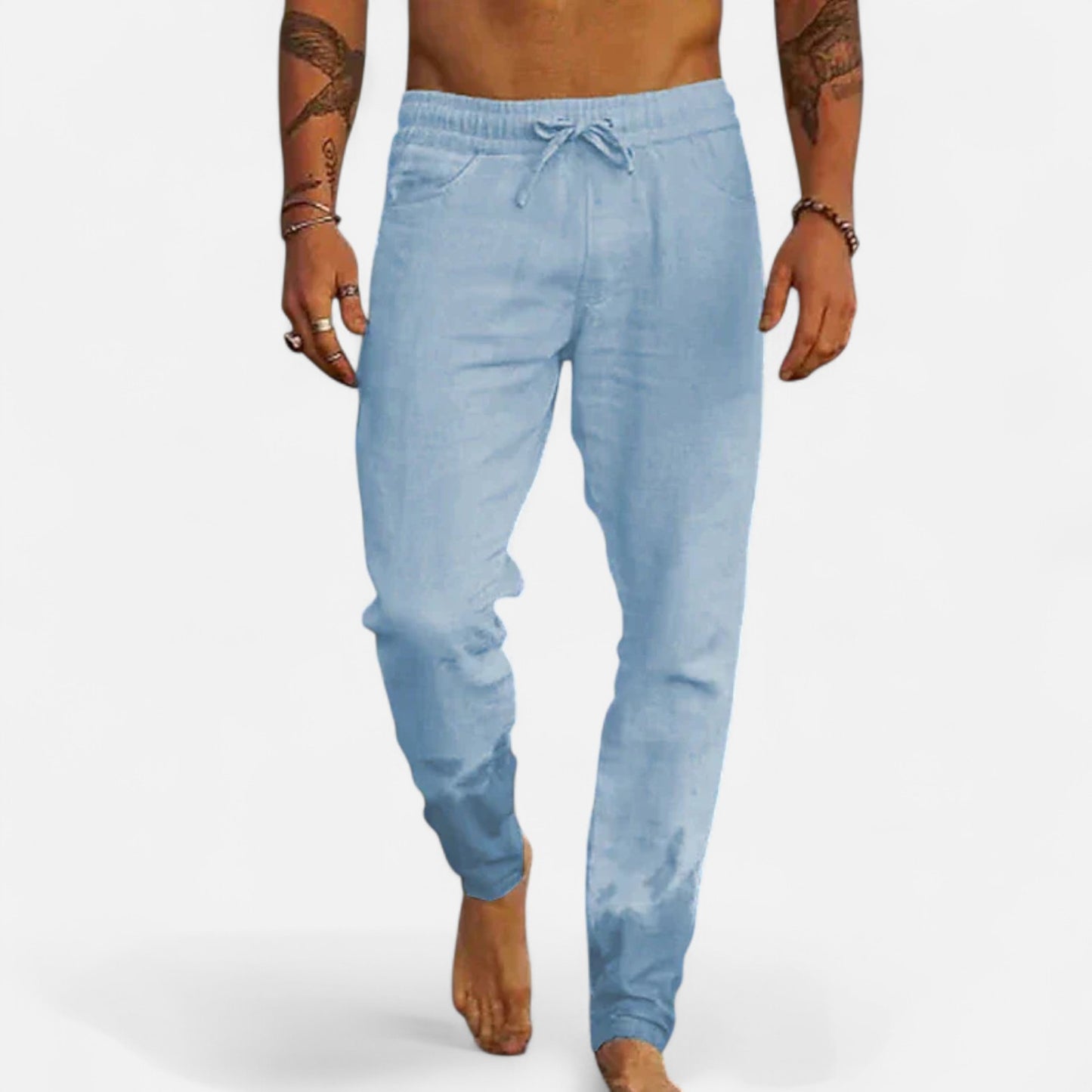Velour Mode | Pantalon en Lin pour Homme – Légèreté Naturelle et Élégance Décontractée