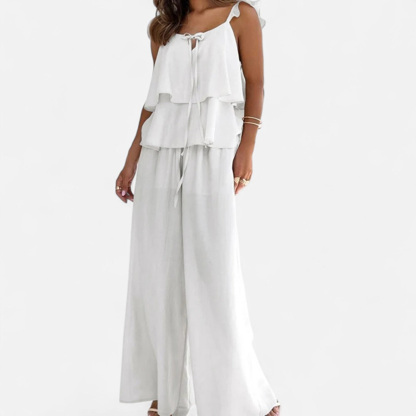 Velour Mode | Ensemble Femme Deux Pièces en Coton – Simplicité Raffinée, Confort Naturel