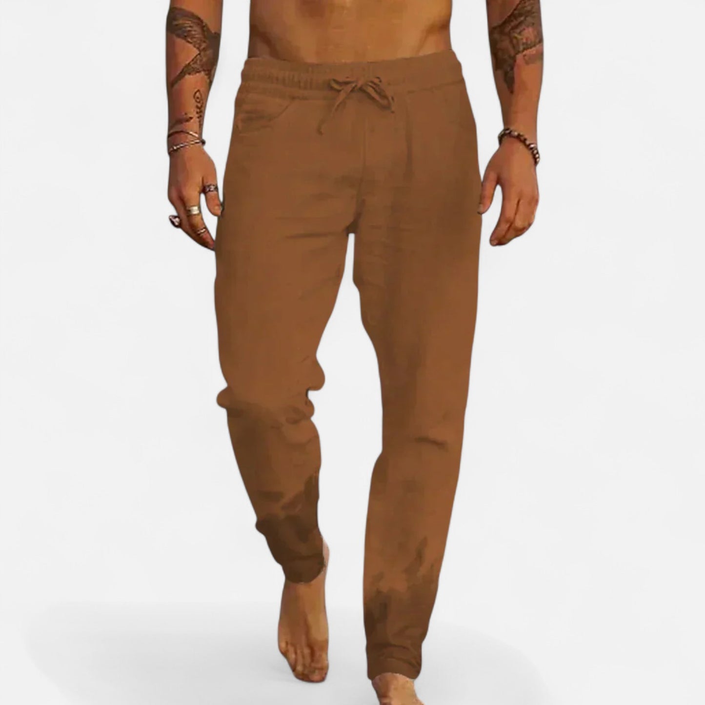Velour Mode | Pantalon en Lin pour Homme – Légèreté Naturelle et Élégance Décontractée