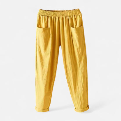 Velour Mode | Pantalon Femme Taille Haute – Allure Élancée, Élégance Structurée